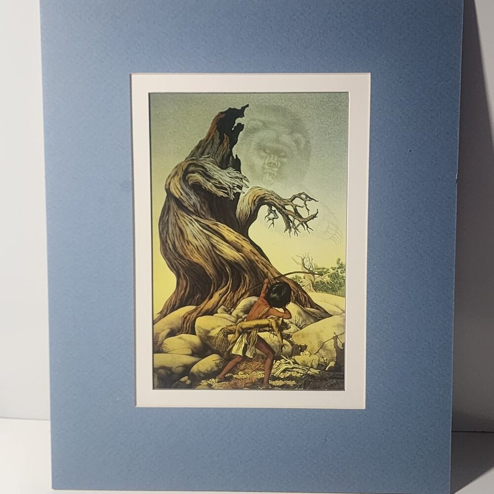 Bev Doolittle "The Grizzly Tree" Matted Art Print - Open Edition